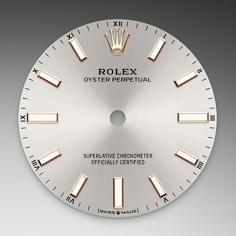 silver dial oystersteel
