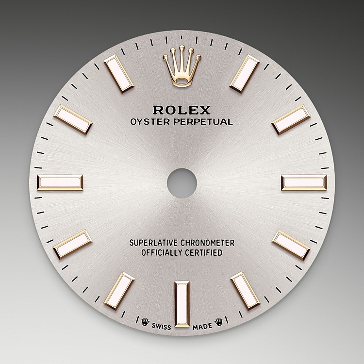 silver dial oystersteel 