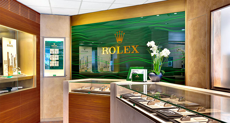 Showrooms Rolex chez Goldfinger Jewelry (St Martin, St. Maarten, St. Barth)